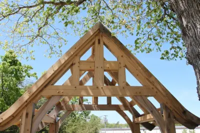 Landform Element by Homestead Timber Frames