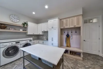 Mudroom and Laundry Room Renovation by Sebring Design Build