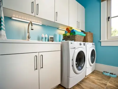 Laundry Space by Addition Building & Design, Inc.