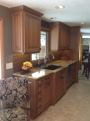 Classic Galley Kitchen Remodel by Kimberlee Kristine