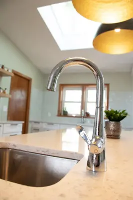 Bright and Spacious Kitchen Expansion and Bathroom Renovation — Design-Build Services project by S. Brown Construction Co.
