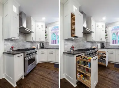 Lime Oak Island Kitchen by Mi-Kin Creations, Inc.