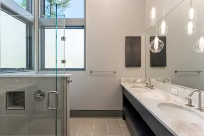 Contemporary Living at The Ramble by Living Stone Design + Build