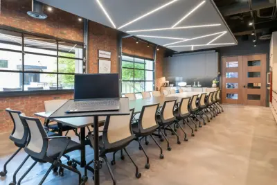 Stone Office Renovation by Living Stone Design + Build