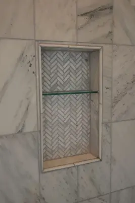 Upscale Spa Bathroom Renovation by Surroundings By Natureworks