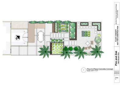 Concept Drawings — Landscape Design project by Jennifer Bromme Landscape Design