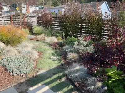 Front Yard Low Water Landscape — Landscape Design project by Jennifer Bromme Landscape Design in Pacifica