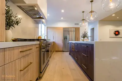 Contemporary High-End Kitchen Renovation, Playa Del Rey CA by OC Builders Group