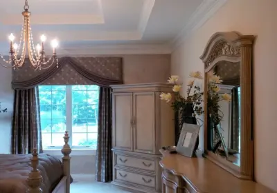 Renfrew Master Bedroom by Dena Caron Interiors