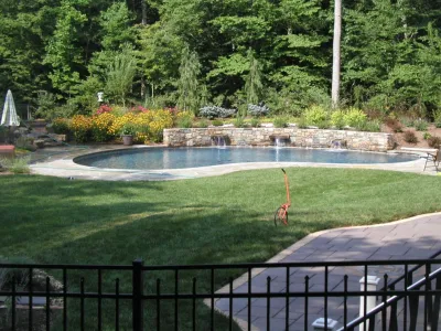 Custom Swimming Pools — Landscape Design project by Landscape Concepts Of Fairfax, Inc.