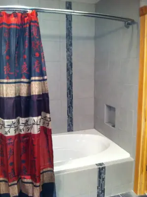 Contemporary Asian-Inspired Bathroom by Midwest Remodeling