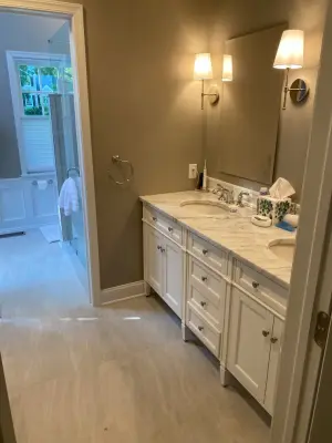 Traditional Bathroom Renovation - West Chester, PA by Tatcor Design Build