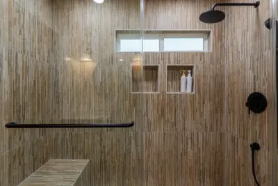 Contemporary Bathroom Renovation - West Queen Anne, Seattle, WA by Bayside Home Improvement LLC