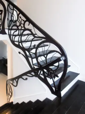 contemporary dreamscape of an unending vine by Naddour's Custom Metalworks/Baltic Iron Doors