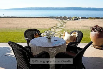 Breezy Point Waterfront Landscape, Camano Island, WA — Landscape Design project by Lankford Associates Landscape Architects in Seattle
