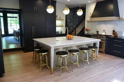 Contemporary Hudson Kitchen by Hurst Design Build Remodel