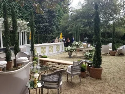 Wedding in Charleston by Linda Greenberg Landscape & Design, LLC