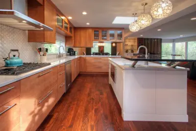 Contemporary Kitchen in a Mid-Century Home in Creve Coeur, MO by Mosby Building Arts