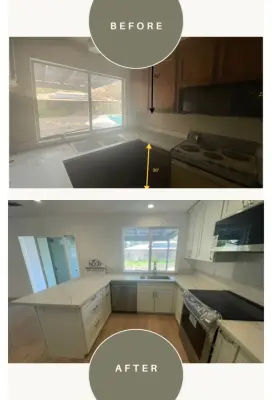 Contemporary Kitchen Renovation in Sacramento by Noor Construction Inc.