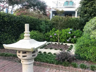 Historic Charleston c. 1835 by Linda Greenberg Landscape & Design, LLC