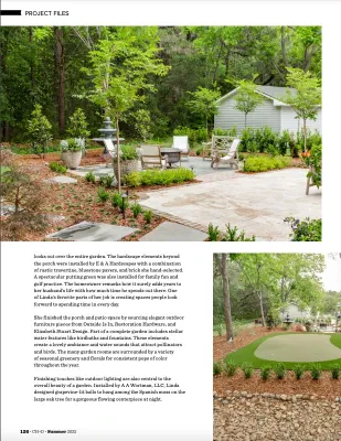 Featured in Charleston Home + Design Summer 2022 — Landscape Design project by Linda Greenberg Landscape & Design, LLC in Charleston
