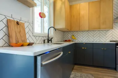 Contemporary Nordic Kitchen Design by Mi-Kin Creations, Inc.