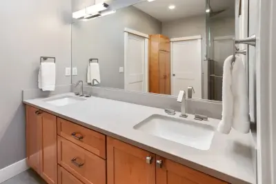 Contemporary Twist on Mid-Century | Kitchen and Bathroom by Henderer Design + Build + Remodel