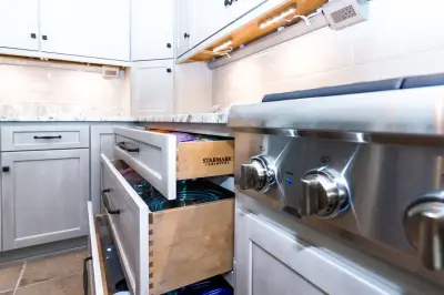 Mount Pleasant Kitchen and Master Bath Renovation at South Piazza by Brace Builders LLC