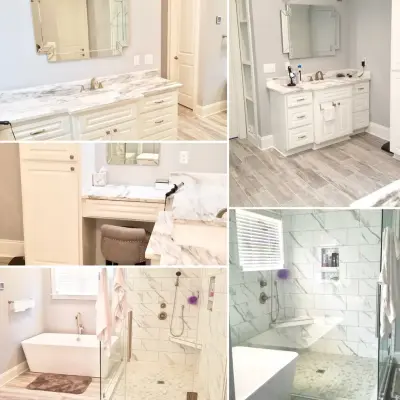 Parker Couple Bathroom Interior Design by AAJ Designs And Associates
