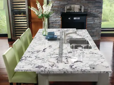 Top-Selling Cambria Quartz Surfaces — Design-Build Services project by Karin Ross Designs