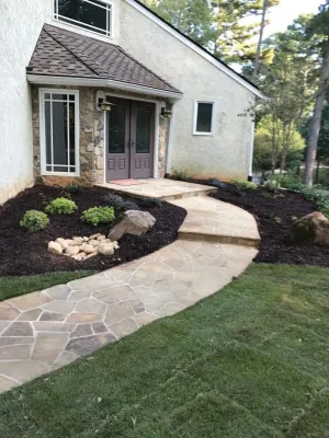 Make an Entrance — Landscape Design project by Michaelangelo's Sustainable Landscape & Design in Alpharetta