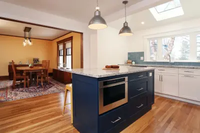 Newton Upper Falls Kitchen Redesign by New England Design & Construction