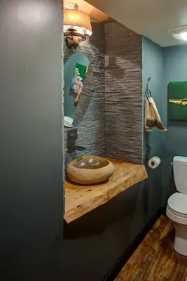 Personalized Powder Room 15 by ARDO Contracting, Inc.