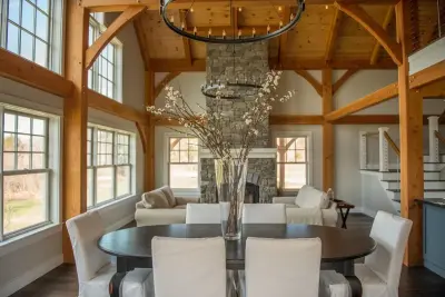 Long Island Sound Timber Frame by Davis Frame Company