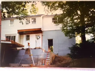 The house is perfectly sized now by Eric S. Perry Design & Build, Inc.