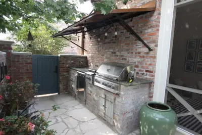 Oak Alley Covered Patio by Jackson Construction, Inc.
