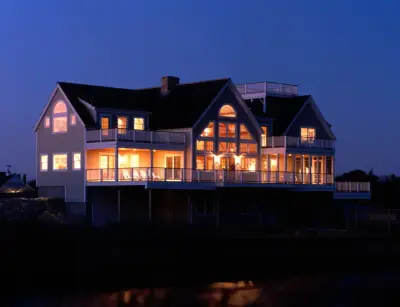 Yarmouth Cape Cod Coastal Timber Frame Residence by Davis Frame Company