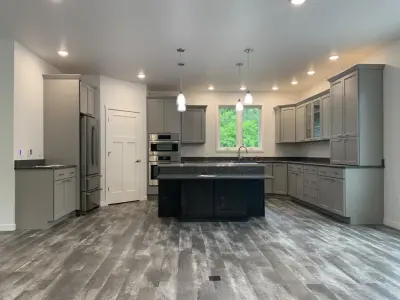 Sleek Open-Plan Kitchen Design — Design-Build Services project by Schwanz Custom Homes LLC