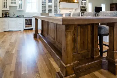 Transitional Open Concept Kitchen Design by Trinity Design & Remodel