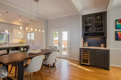 Barnaby Woods Open Kitchen, Dining Space & Living Room by Wentworth