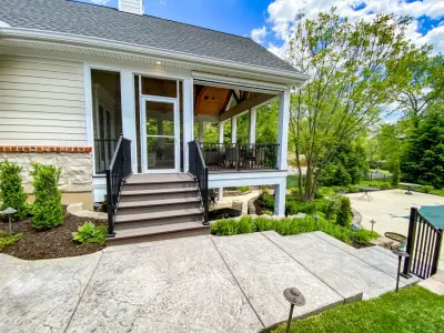 Exterior Living Space and Interior Updates by Heartlands Building Company