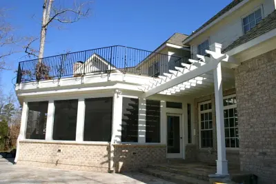 Elevated Outdoor Living Experience by Eric S. Perry Design & Build, Inc.