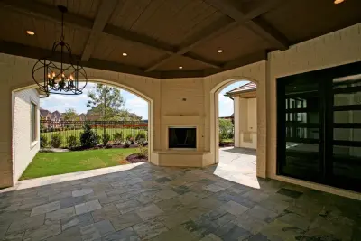 Brick Villa with Paint by Atwood Custom Homes