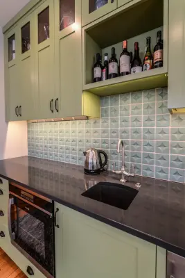 Coated Cabinets — Design-Build Services project by Detroit House Carpentry
