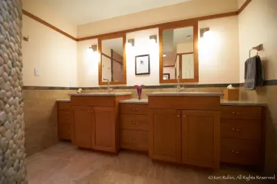 Modern Bathroom in Falls Church City, VA by Construction Solutions