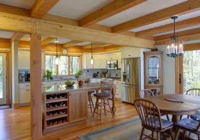 Pioneer Valley - Timber Frame by Laplante Construction Inc.
