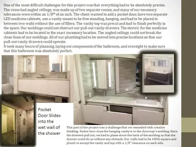 European Bathroom Precision by Done Right Remodeling, Inc.