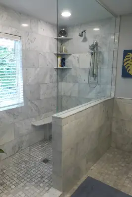 "Luxury Bathroom" — Design-Build Services project by Strathmore Construction LLC