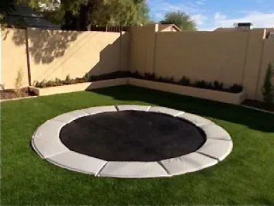 North Phoenix Pool + Travertine Decking — Landscape Design project by Nanette Injeski Land Design LLC in Phoenix