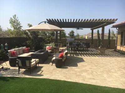 Italian Tuscan Landscape by Nick Martin Landscape Architect Inc.